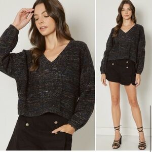 NWT Entro, boutique brand. Multi colored sweater.
